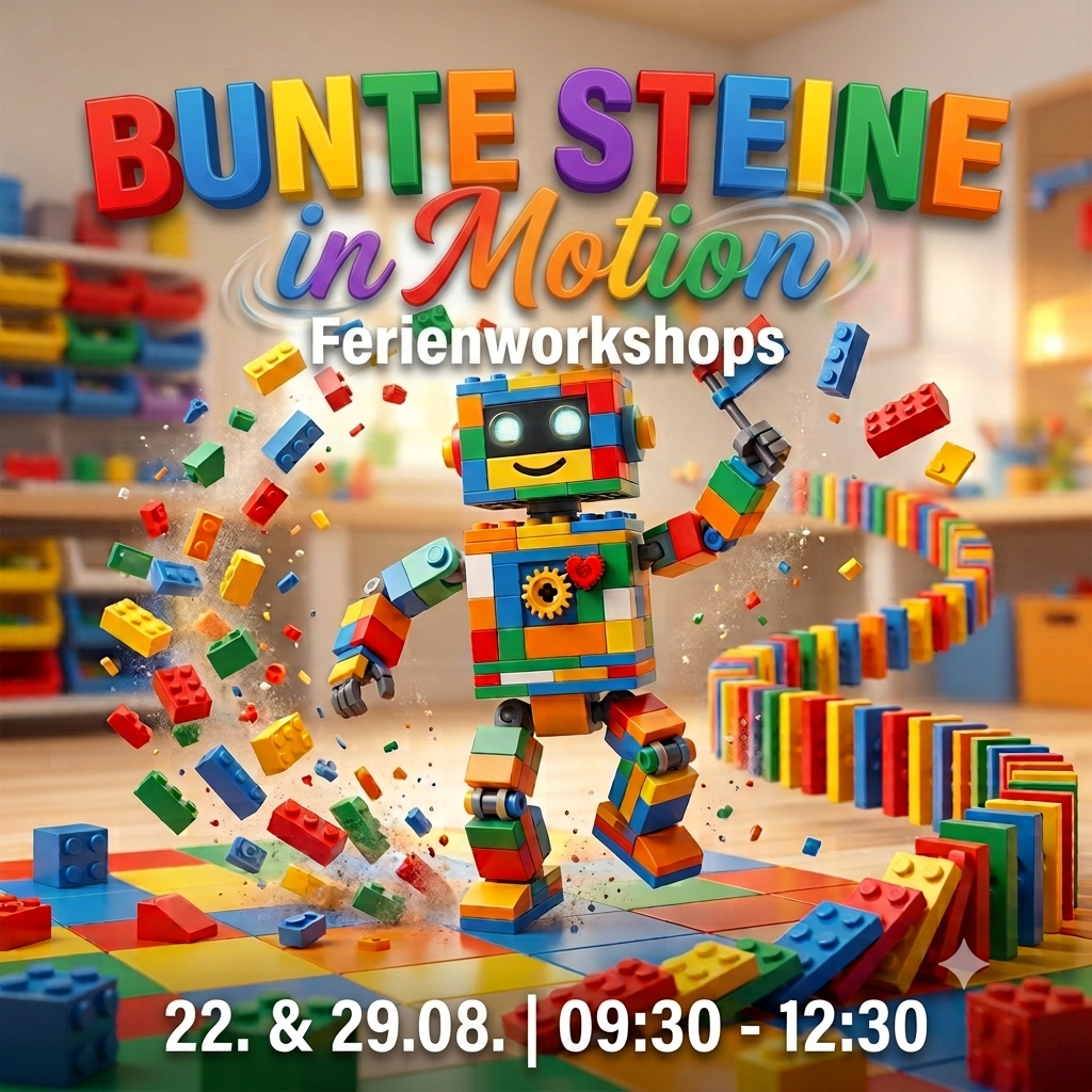 Ferienworkshops Bunte Steine in Motion