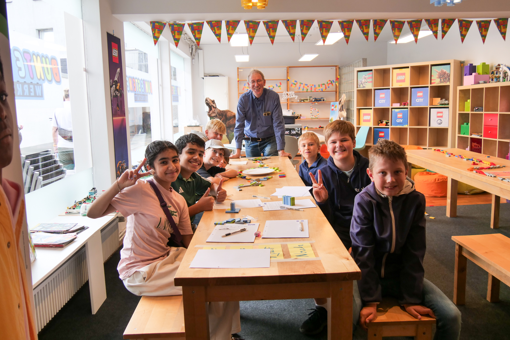 Bunte Steine in Motion Workshop